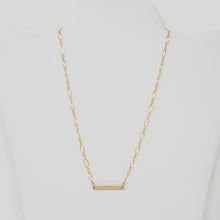 Load image into Gallery viewer, 14k Gold-Filled Bubble Bar Necklace - 15 inch
